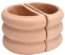 Storied Home "Terracotta Vase Bookends - 10.8""L x 8.5""W x 6.0""H"