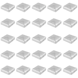 25x Pfostenkappe verzinkt 91 mm Pyramide Abdeckkappe für Pfosten 9 x 9 cm