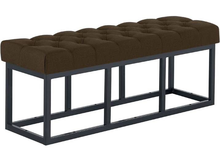 furnicato Sitzbank Amun 120x38x46 cm braun (1-St)