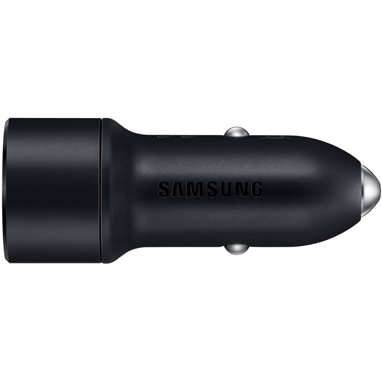 Samsung KFZ-Schnellladegerät mit 2 USB und 2-in-1 Datenkabel Black, EP-L1100WB, 15W