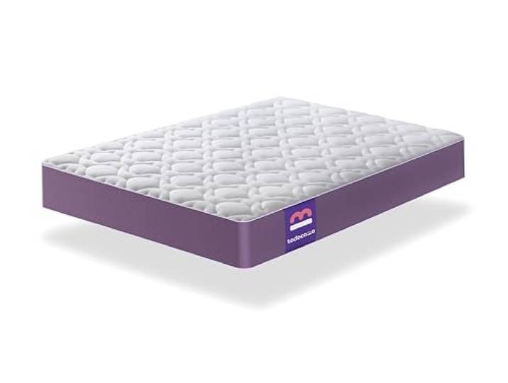 Todocama Viskoelastische Matratze, mehrschichtig, Airsoft, atmungsaktives Aloe Vera-Gewebe, Höhe ± 21 cm, Behandlung gegen Milben und Bakterien, 135 x 190 cm