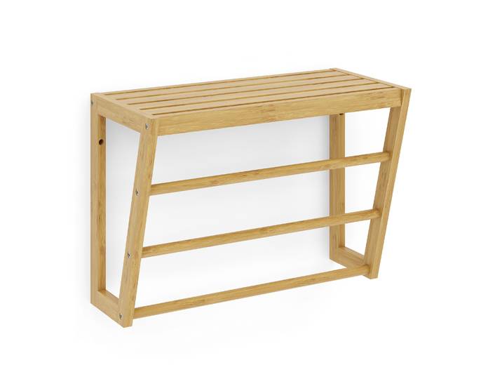 Wandregal Bambus SAKURA 42 x 30 cm natur