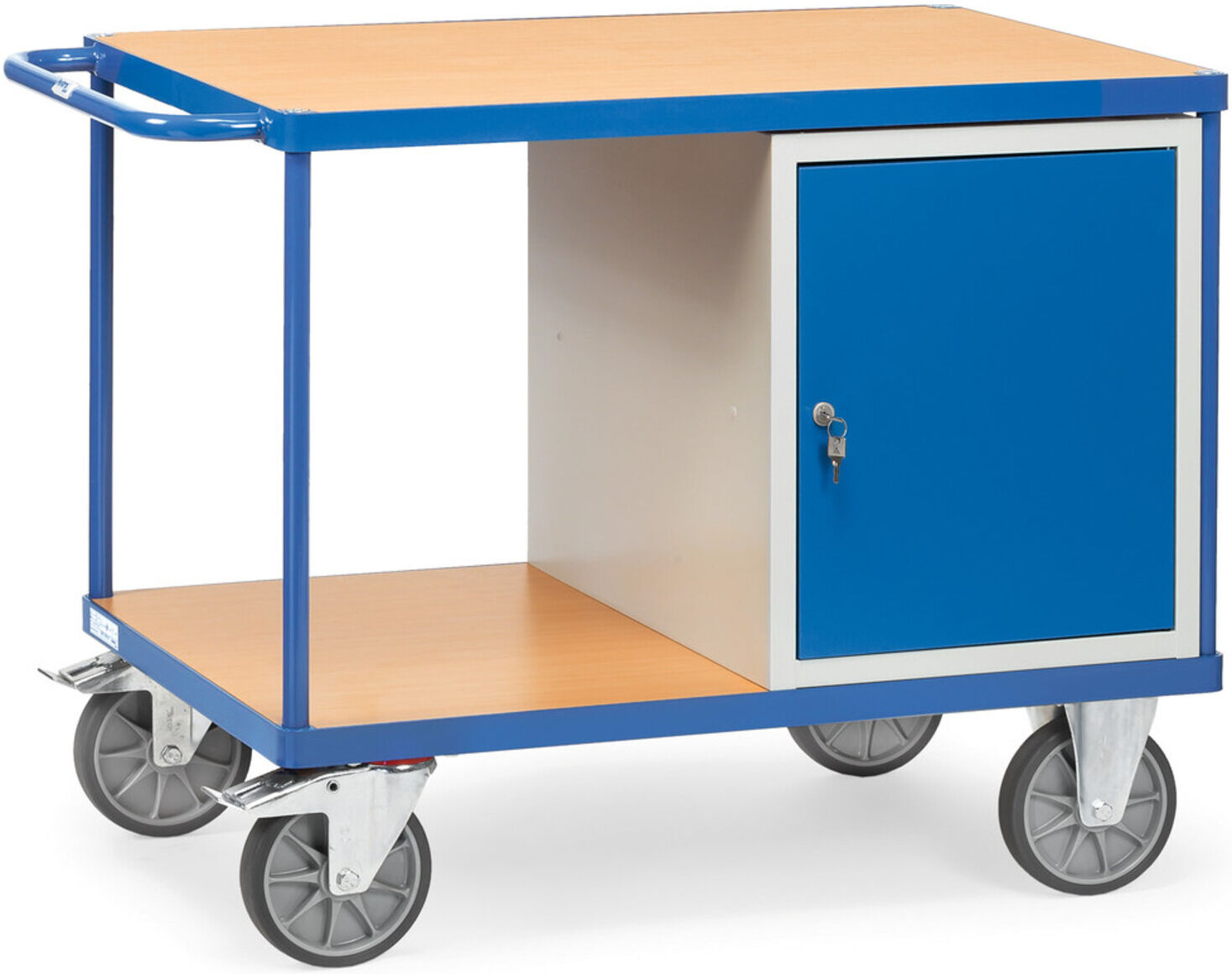 fetra Tischwagen 2433 - Tragkraft 600kg TPE-Reifen)