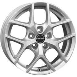 Borbet Y Crystal Silver 7x16 ET 49 5/112 Alufelge Silber