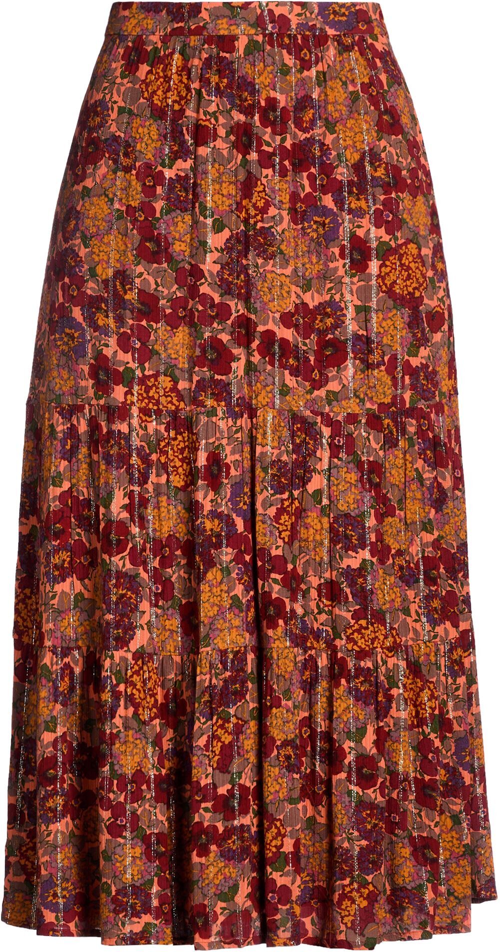 Ba&sh Falda midi Mujer Naranja 0,1 Mujer