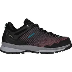 LOWA Damen Trekkinghalbschuhe CAREZZA GTX LO WS, Größe 39 in Schwarz Schwarz