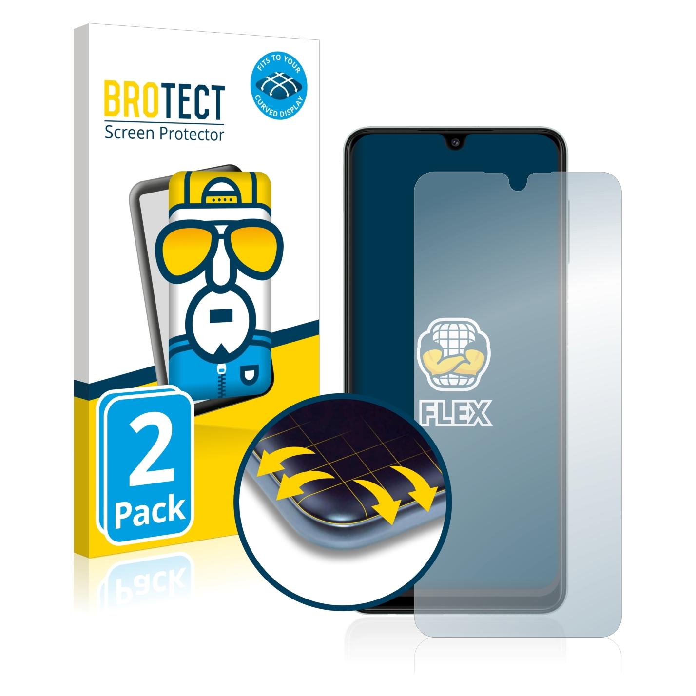 Brotect 2x Flex Full-Cover Displayschutzfolie für Samsung Galaxy A22 4G (Samsung Galaxy A22) (5141982)