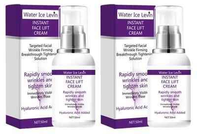 Inspired Finds Instant Face Lift Cream With Hyaluronic Acid Wrinkle Firming And Skin Tightening Solution 2pcs