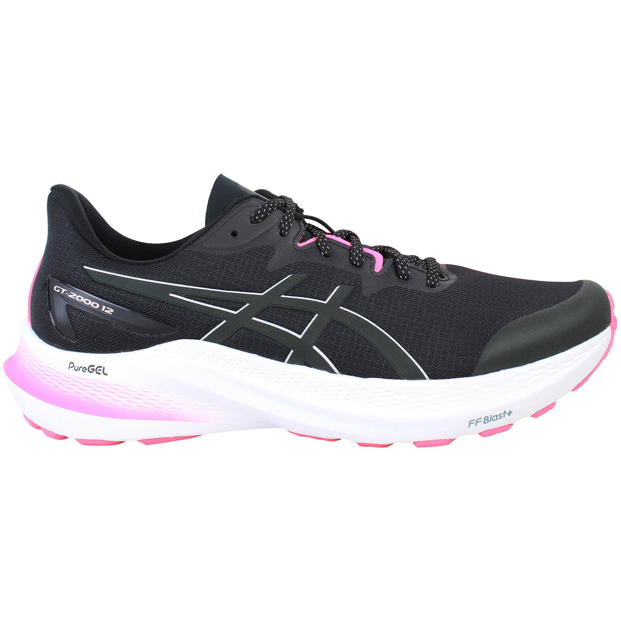 Asics GT-2000 12 Lite-Show Damen Schwarz Lauf Schuhe
