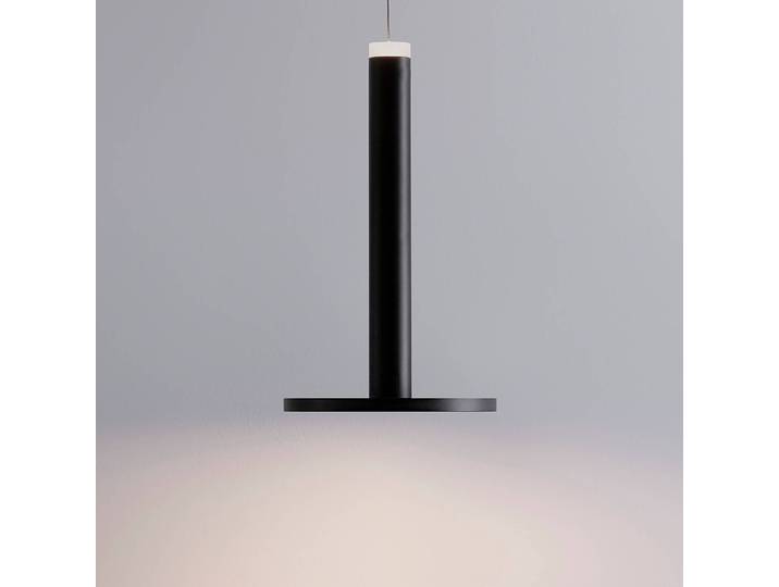 Pendelleuchte Palencia 160cm Schwarz/Schwarz Kabel ABS, Fassung ABS, Baldachin Aluminium, Gehäuse Leuchte Aluminium Nicht austauschbare LEDs