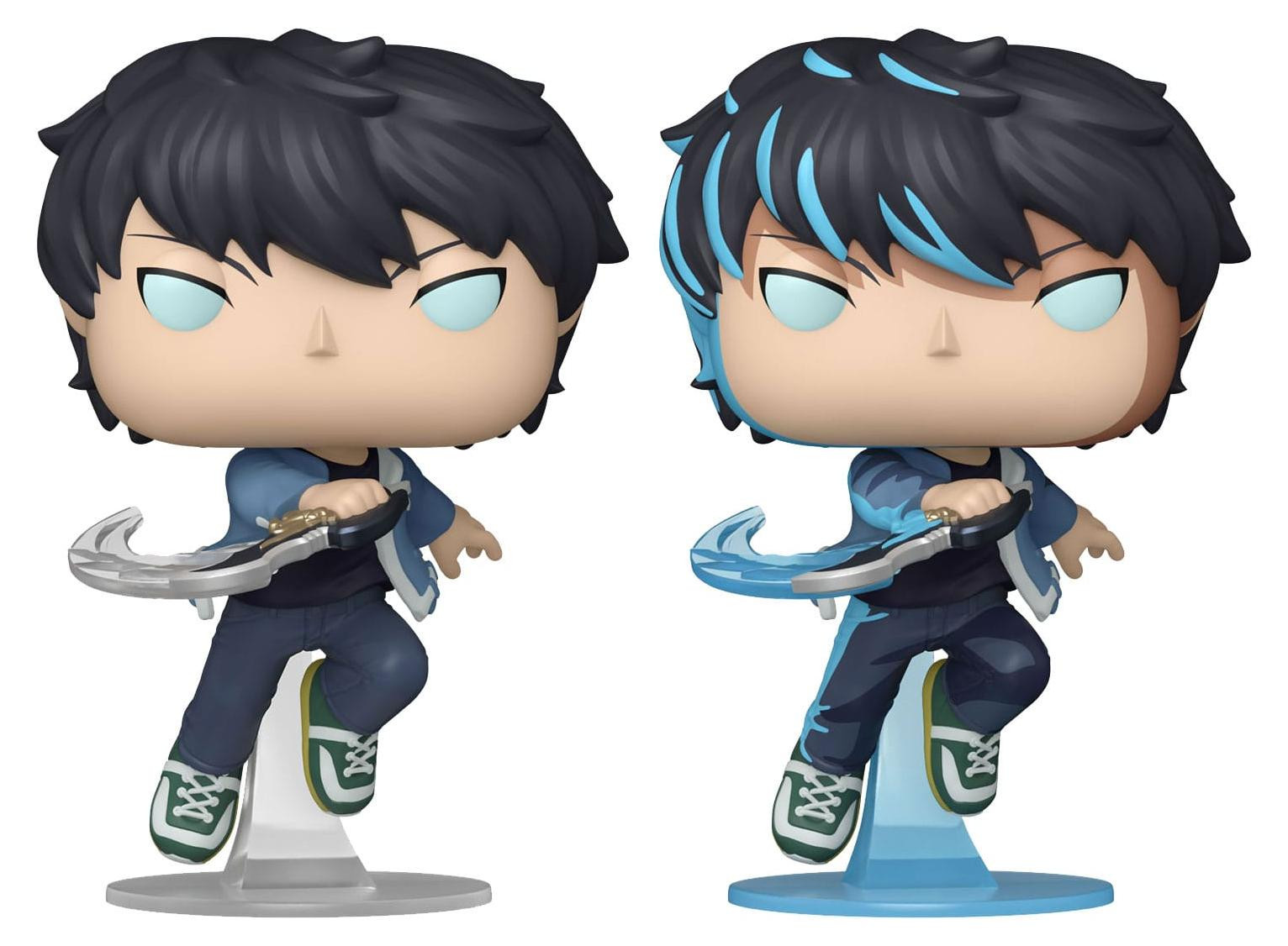 Funko POP! Solo Leveling Anime vinyl figuur Sung Jinwoo met chase-variant, 9 cm