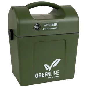 Horizont Weidezaungerät ABN30 Greenline, 10862, Dualgerät, 9 V, 12 V Akku- & 230 V Netzbetrieb, Zaunlänge bis 9,5 km