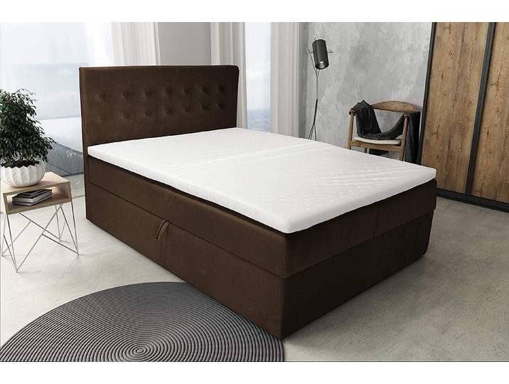 Best for Home Boxspringbett S Deluxe mit Bettkasten Bonellfederkern inkl. 4 cm Topper (140x200 160x200 180x200 200x200 cm), Lieferung bis in die Wohnung, TOP Preis-Leistungs-Verhältnis