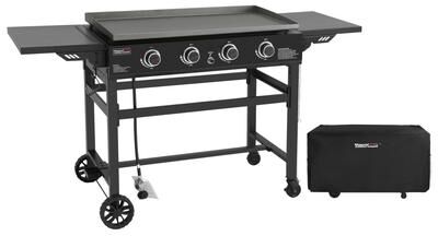 Royal Gourmet GB4001C 35In Flat Top 4-Burner Griddle with Cover