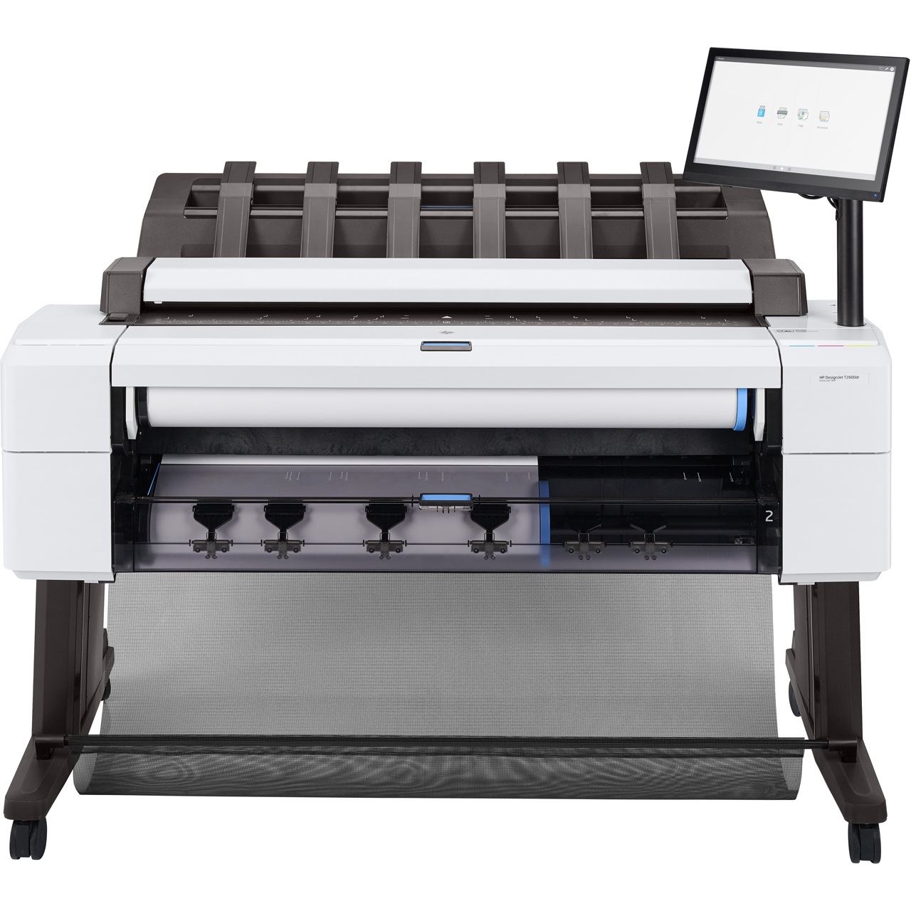 HP DesignJet T2600dr PS Plus Dual Roll MFP, 36", Tinte, mehrfarbig