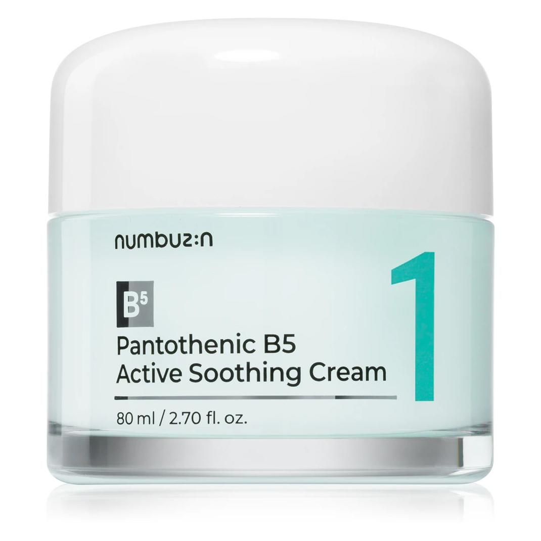 Numbuzin No.1 Pantothenic B5 Active Soothing Cream Lightweight Facial (80 ml, Tagescreme) (94643300)