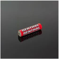 Renthal, Motorrad Zubehör, MINI SX PAD (180MM) ROT MIT RENTHAL-LOGO