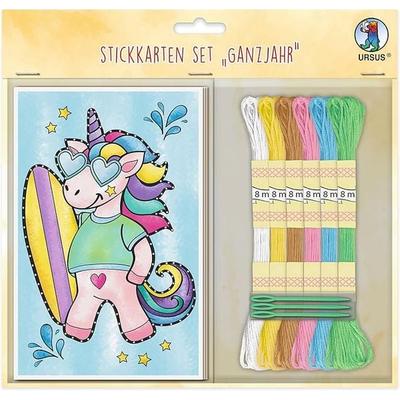 URSUS Sticken Stickkarten Set, Ganzjahr