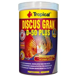 Tropical Discus Gran D-50 Plus Fischfutter 2 x 1 Liter