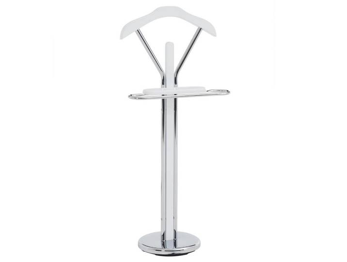 Idimex Herrendiener Gregor weiß, Weiß, Metall, Mode, 50x108x27 cm, Schlafzimmer, Herrendiener