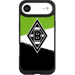 Nivocase Handyhülle für Apple iPhone Air Hülle NIVOpure Case Schwarz Borussia Mönchengladbach Offizielles (Apple iPhone Air), Smartphone Hülle, Schwarz