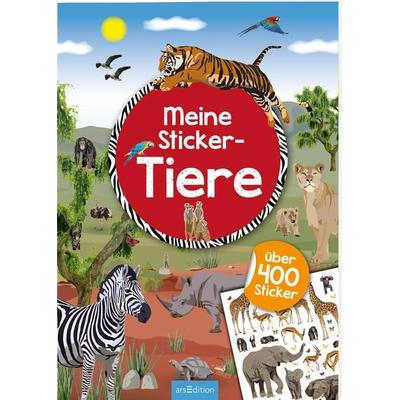 Meine Sticker-Tiere, Taschenbuch von , arsedition, 978-3-8458-1744-6