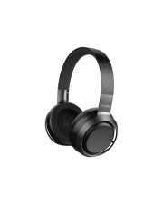 Philips Fidelio L3 Kopfhörer mit Mikrofon ohrumschließend Bluetooth kabellos kabelgebunden aktive Rauschunterdrückung 3,5 mm Stecker Ohrpolster in Matte Dark Satin schwarzes Kopfband (L3/00)
