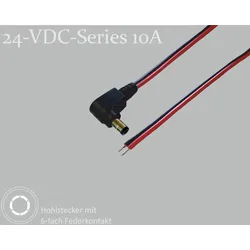 BKL 075903-750 - Adapterkabel, 750 mm, DC-Winkelstecker auf freie Enden
