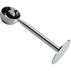 Espressodrücker cilio (BHT 11x14,30x4,70 cm) - silber - BHT 11x14,30x4,70 cm