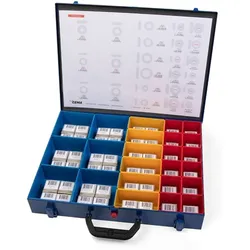 CEMA Lagerbox Professional, sortiert 96 Stück Stahl