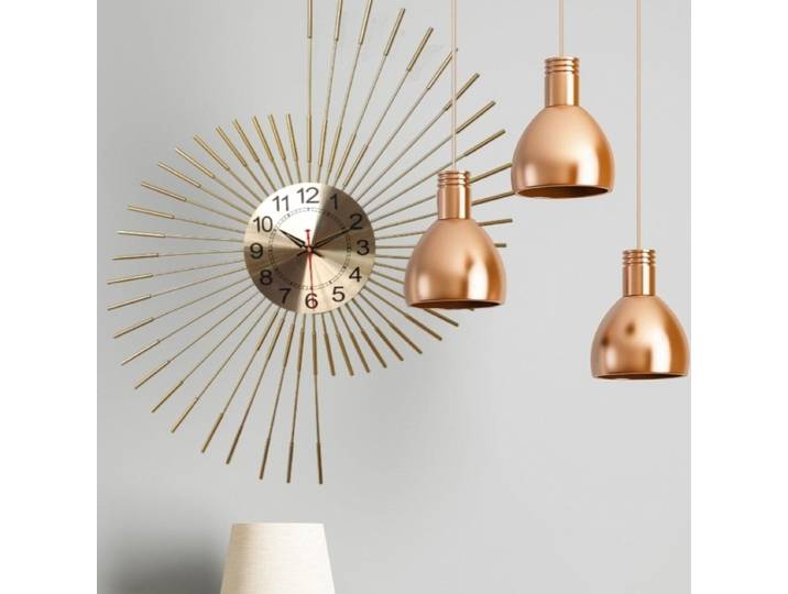 Horloge murale silencieuse, horloge murale créative en métal, horloge murale moderne minimaliste, grandes horloges suspendues, décorations artistiques pour salon, accessoires