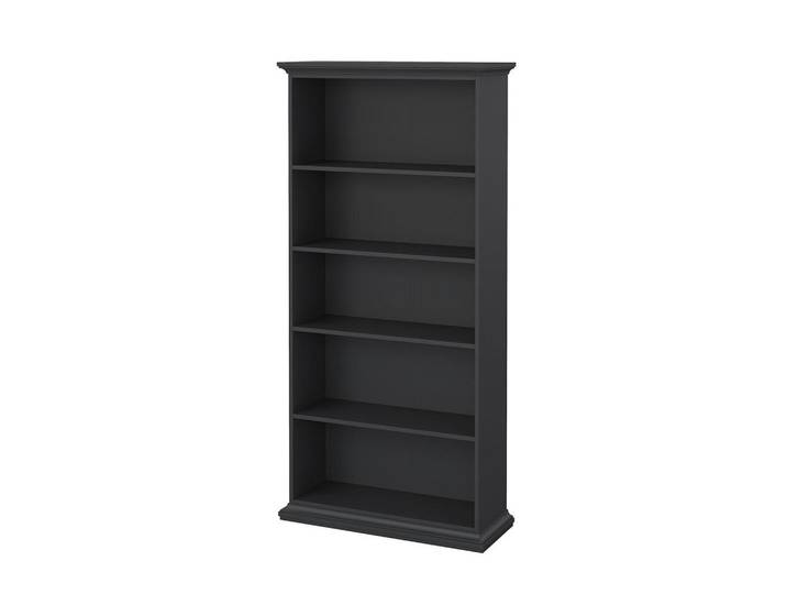ebuy24 Regal, Venedig, Grau, 97 x 37 x 201 cm, 97x201x37 cm, Wohnzimmer, Regale, Bücherregale