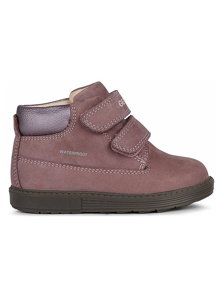 Geox Leder-Ankle-Boots "Hynde" in Rosa - 26