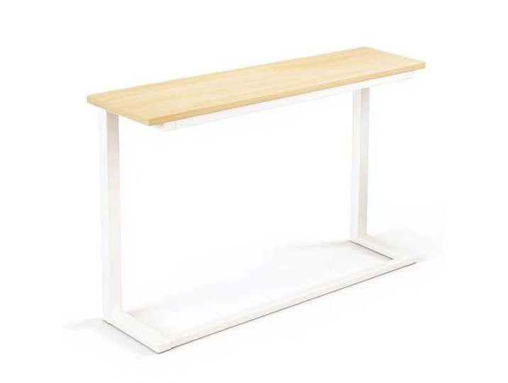 Heizkörperverkleidung, Holzplatte, Kohlenstoffstahlrahmen, Konsolentisch Mehr Ablagefläche für Bücher und Deko, Flur, Schlafzimmer, Hinter dem Sofa(Yellow,120x20x80CM/47x8x31IN)