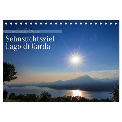 Sehnsuchtsziel Lago di Garda (Tischkalender 2026 DIN A5 quer), CALVENDO Monatskalender