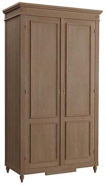 Casa Florentina Louis XVI Armoire - Warm Natural - Ballard Designs