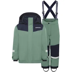 Didriksons, Unisex, Skijacke, Skare 2 Set (110), Grün, 110