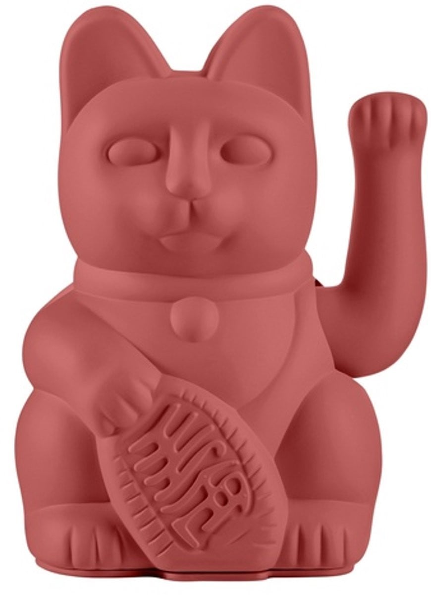 Donkey Winkekat Maneki-Neko Lucky Cat Berry Red