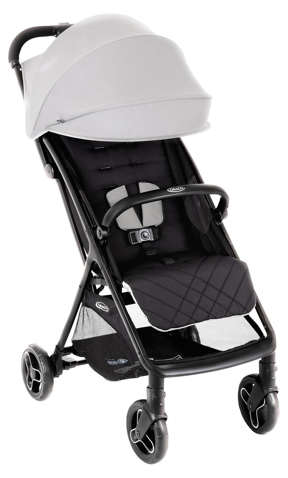 Graco Myavo kinderwagen, lichtgewicht en snel opvouwbaar, Steeple Gray