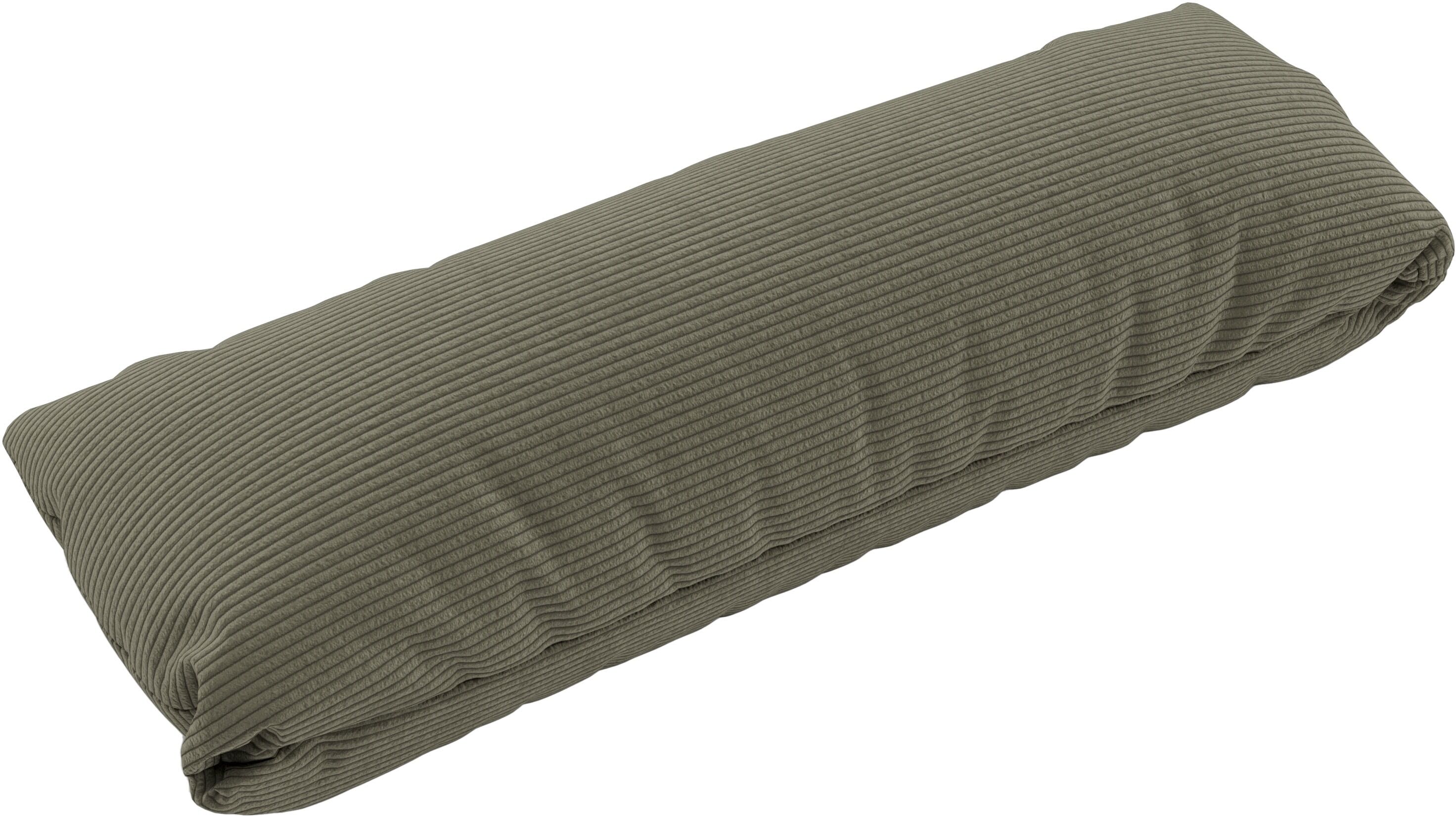 Dekokissen MUSTERRING "JUSTB PM100, perfektes Komfort-Extra", grau (feincord, oliv, cord unifarben), B:84cm H:11cm L:25cm, Faserbällchen, Dekokissen_Sitzkissen_Kissenhüllen, Dekokissen, Ergonomische Unterstützung, passender Look & Musterring-Garantie fein