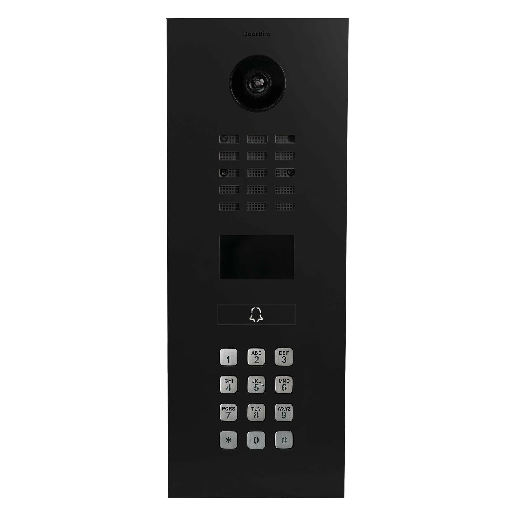 Doorbird D2201KV IP Video Türsprechanlage Graphitschwarz (Ethernet, WLAN) (4251489637768)