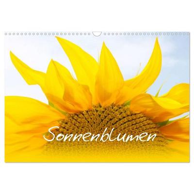 Sonnenblumen - die Blumen der Lebensfreude (Wandkalender 2026 DIN A3 quer), CALVENDO Monatskalender