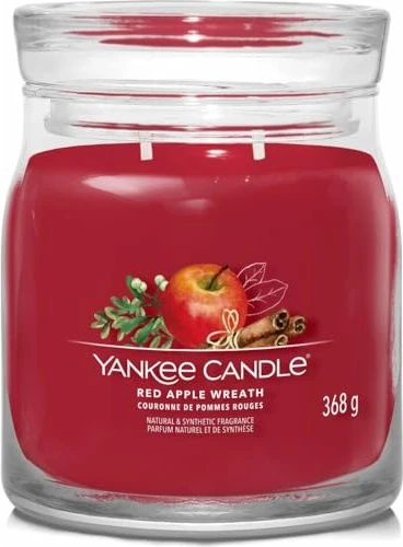 YANKEE CANDLE Signature 2-Docht Red Apple Wreath 368 g
