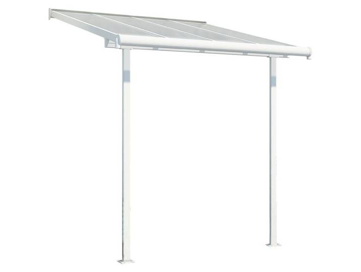Palram - Canopia Aluminium Terrassenüberdachung Sierra Weiß 228x225x300 cm