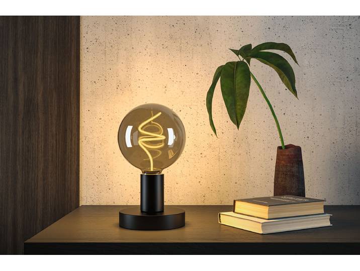 Ampoule LED Globe A Ø 12cm Gris/Gris