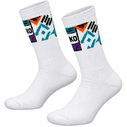 2er Pack JAKO Tropicana Retro Sportsocken lang 620 - retro 35-38
