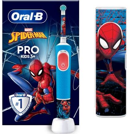 Oral-B Vitality Kids Box Spiderman Cepillo Recargable 1ud + Estuche