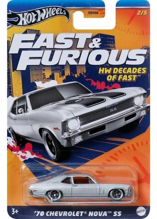 Hot Wheels Fast & Furious HRW42 Auto Grijs
