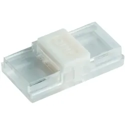 Rutec Projekt Zubehör für LED Strips VARDAflex - Direktverbinder Push Lock-W, für Strips bis 1cm Breite, einfach, IP20 RUP-PGZ422