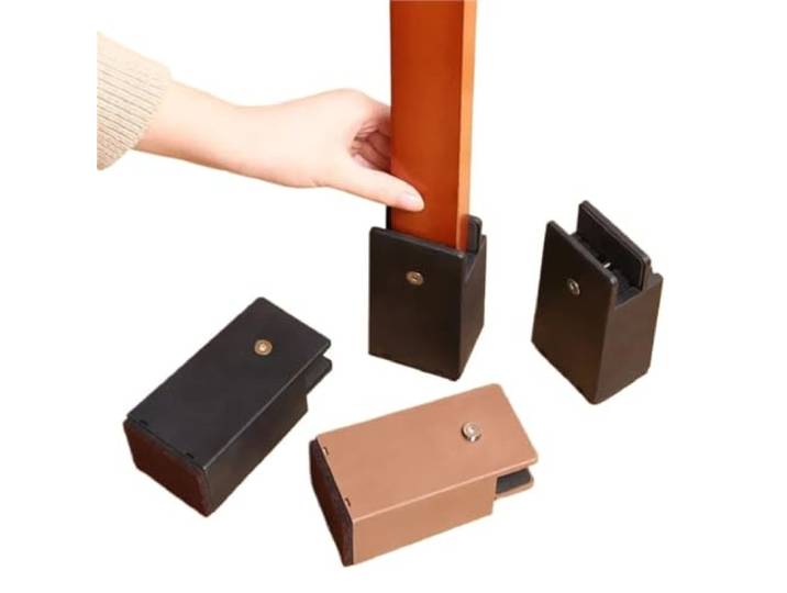 KJBDQQH Verstellbare FüßE 4 Stück robuste Möbelbeine Verstellbare Erhöhungen for Sofa, Tisch, Stuhl, Schraubklemme(Color1-10cm)
